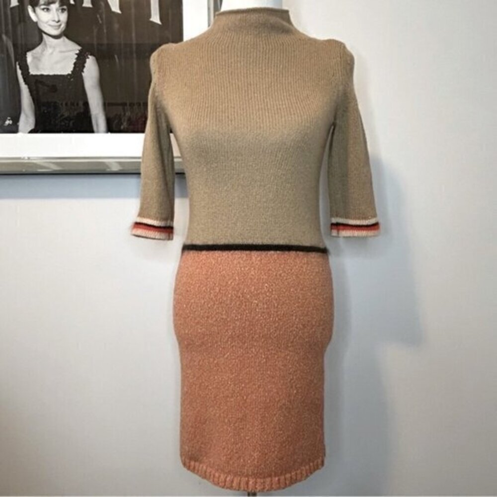 Weekend MaxMara Colourblock Knit Dress